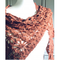 Earth flower shawl